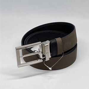 Montblanc Trapeze Adjustable & Reversible Leather Belt